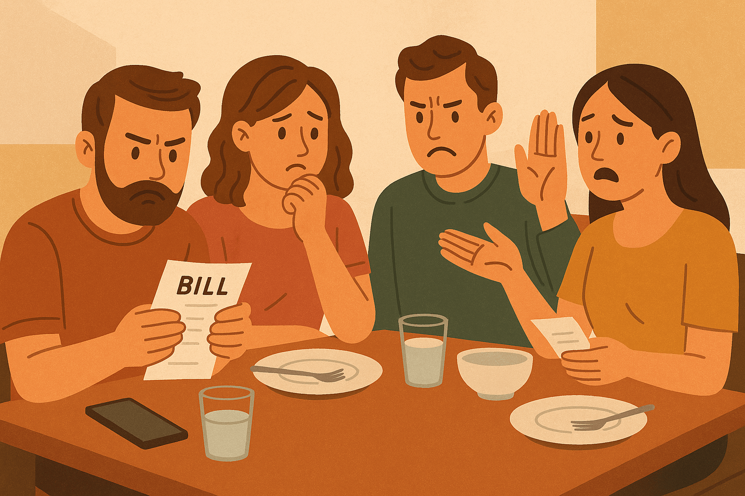 Common Problems People Face When Splitting Bills