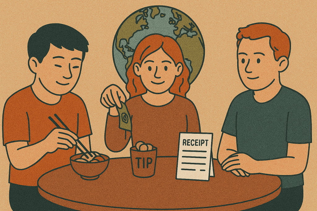 How Different Countries Handle Tipping and Bill Splitting