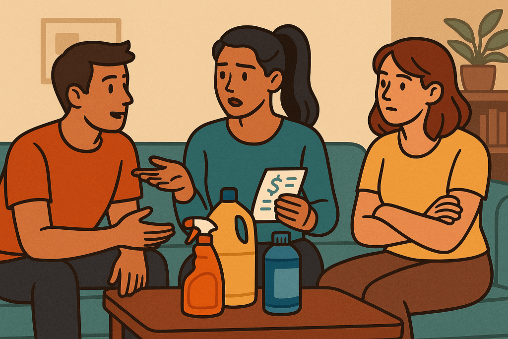 The Smart Way to Split Household Cleaning Expenses