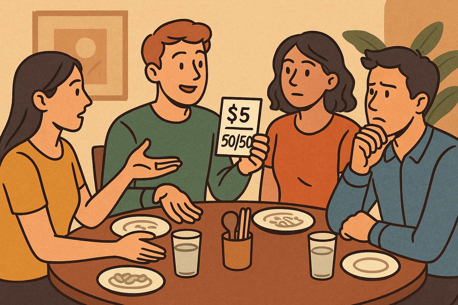 When to Split Bills 50/50 and When Not To