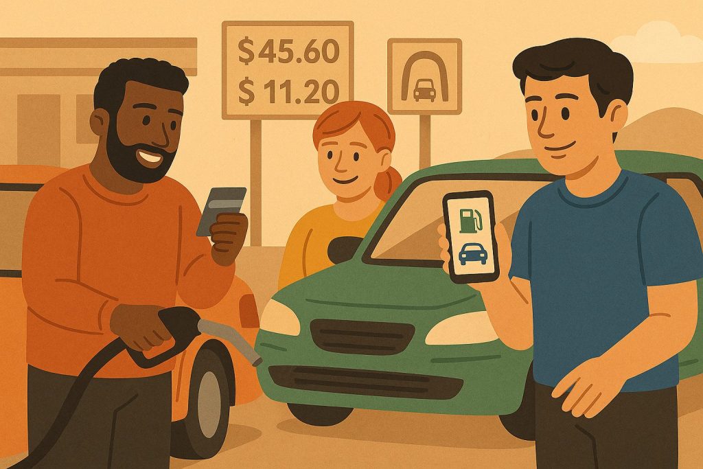 How to Split Gas and Toll Costs on a Road Trip