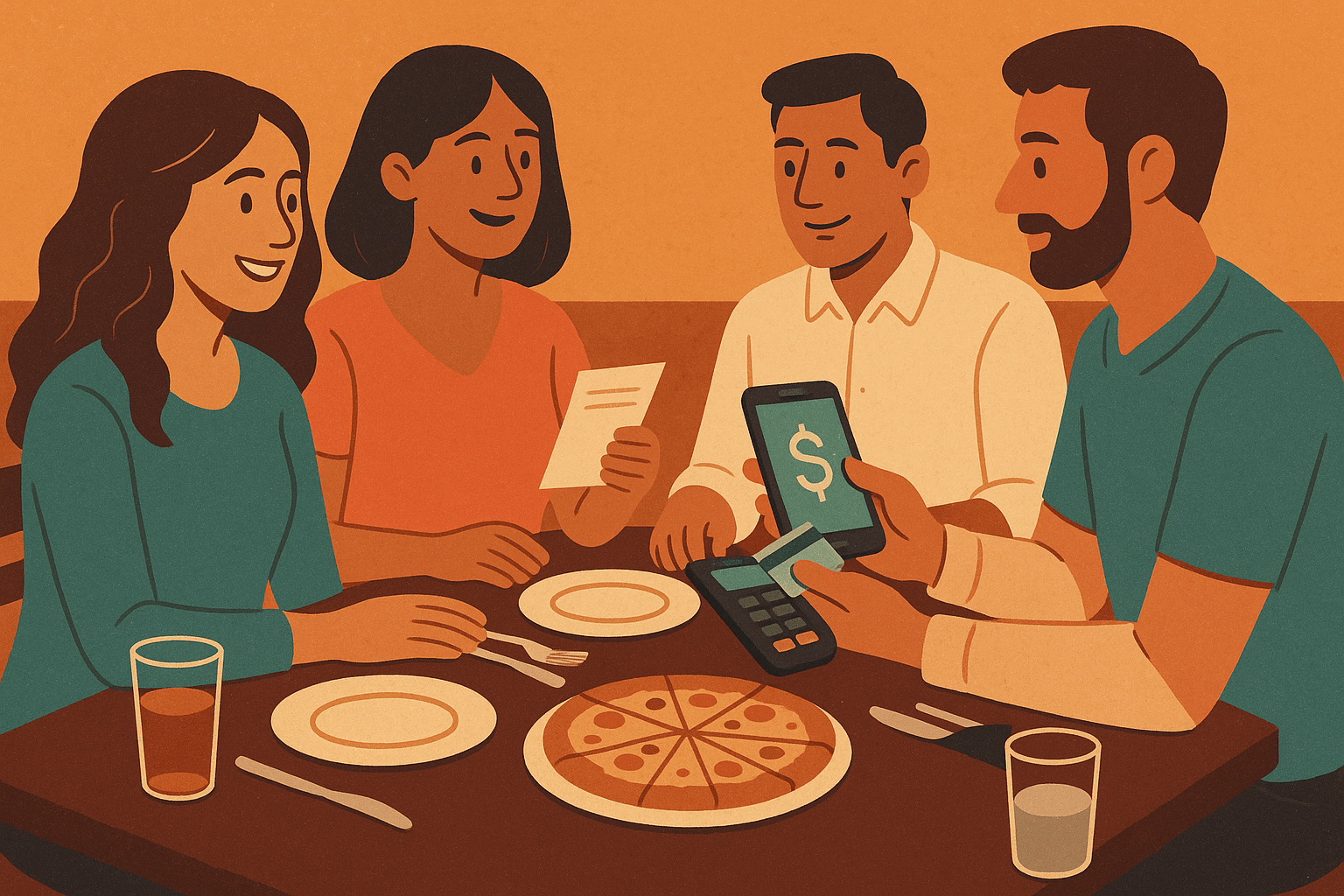 How to Split the Check at a Restaurant Without Awkwardness