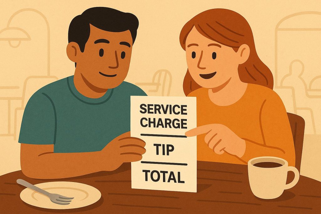 Is Service Charge the Same as a Tip?