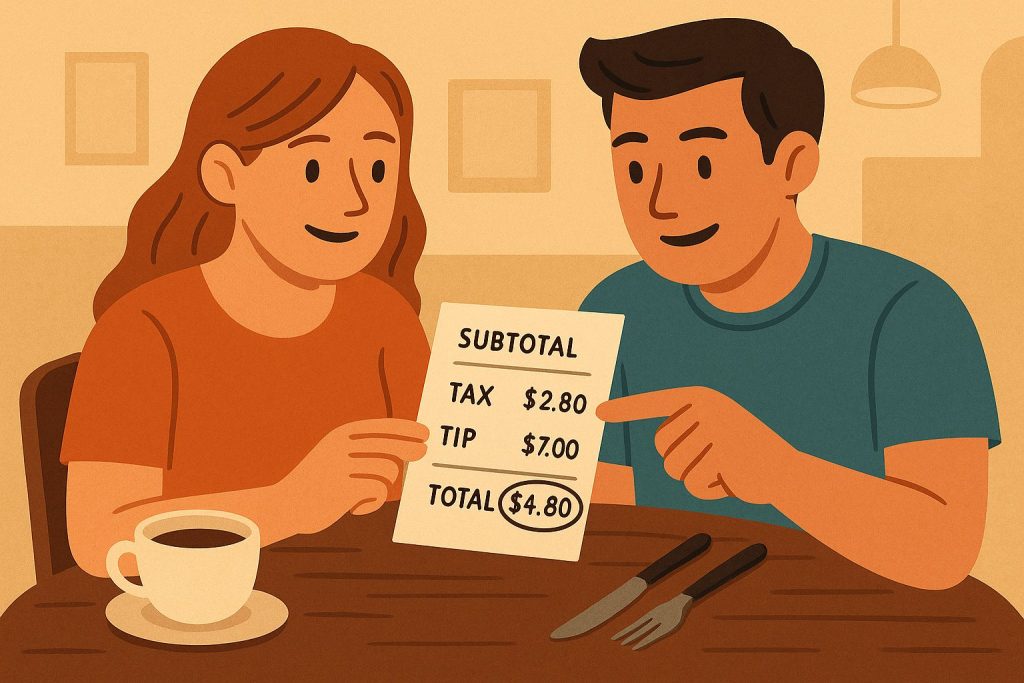 Should You Tip on the Subtotal or Total?