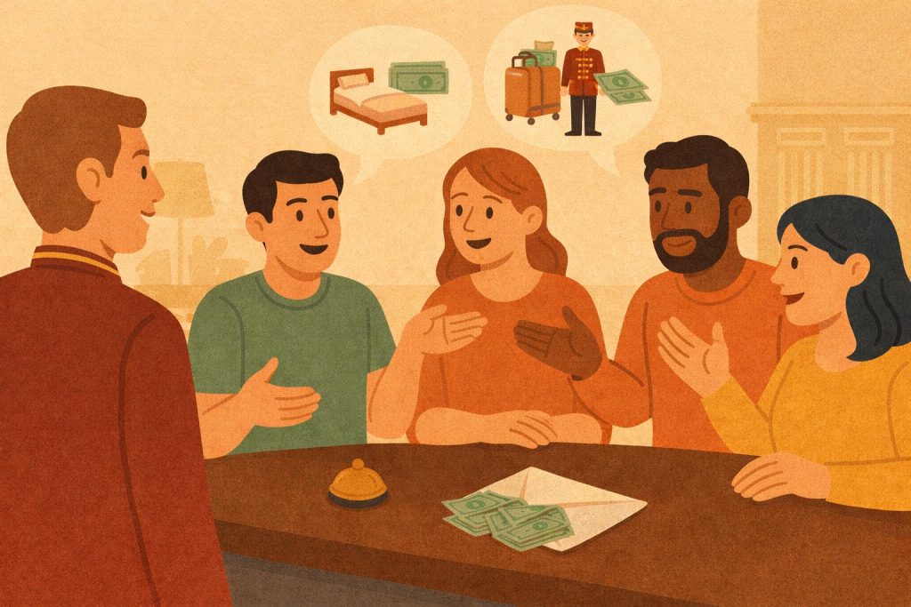 Coordinating Tips During Group Hotel Stays​
