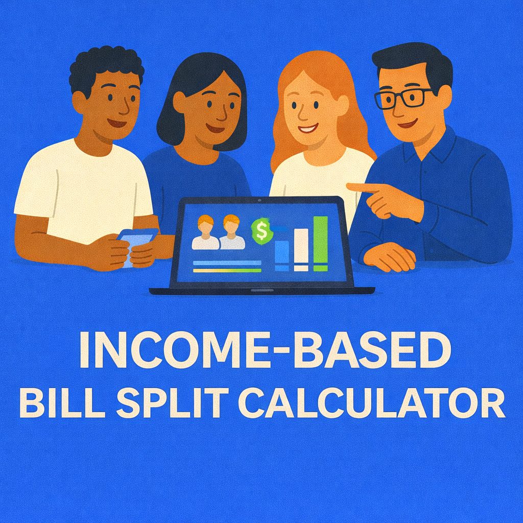 Income-Based Bill Split Calculator - Calculate Fair Shares by Income