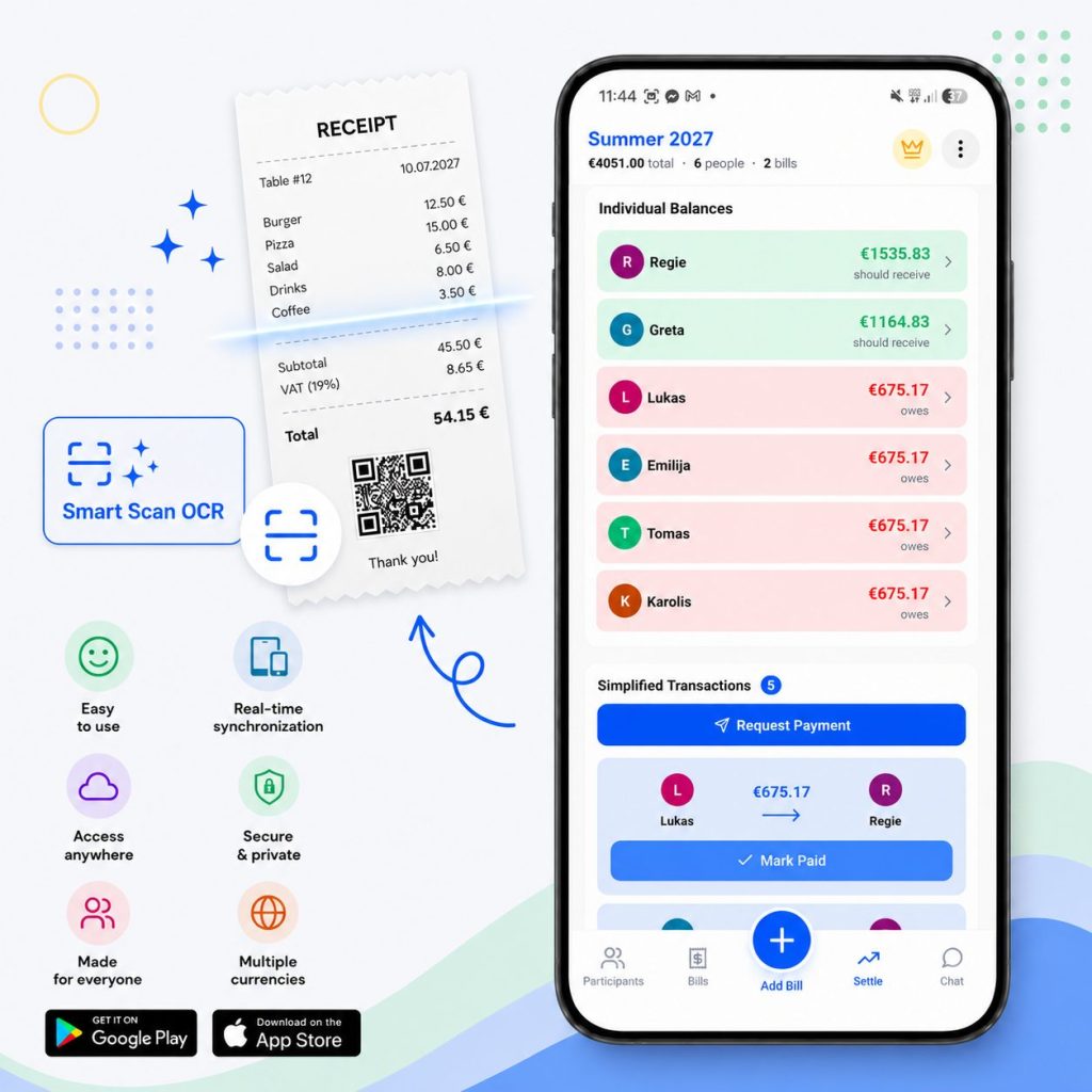 Bill Splitting App